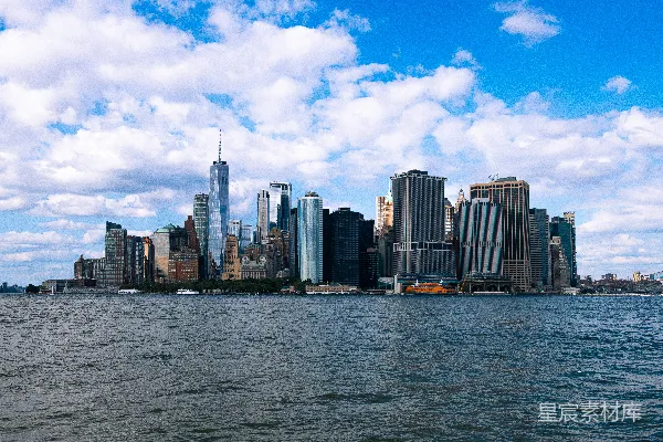 高清摄影 纽约天际线的壮丽景色