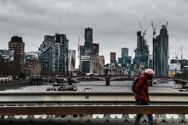 高清摄影 伦敦河畔的都市风景