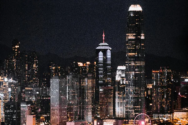 高清摄影 璀璨都市夜景