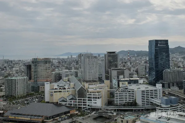 高清摄影 日本城市全景俯瞰