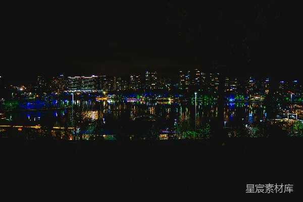 高清摄影 夜幕下的城市风光