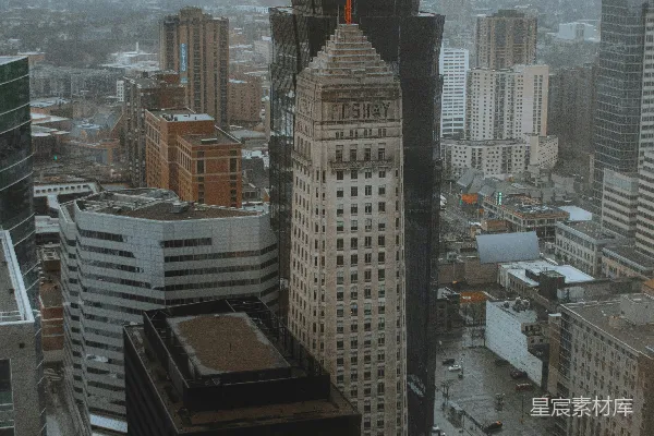 高清摄影 Foshay Tower俯瞰城市