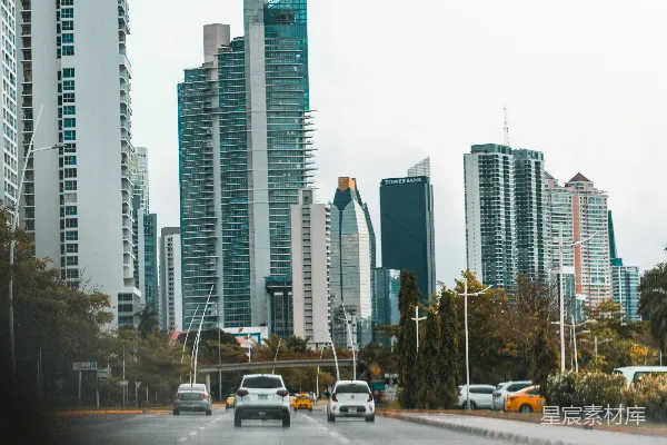 高清摄影 城市中的道路视角