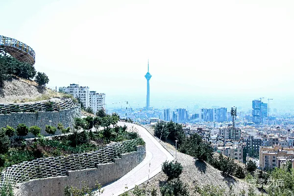 高清摄影 伊朗德黑兰城市全景