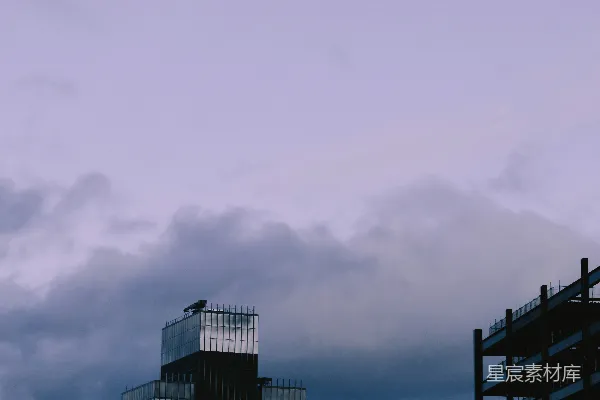 高清摄影 现代都市的云层