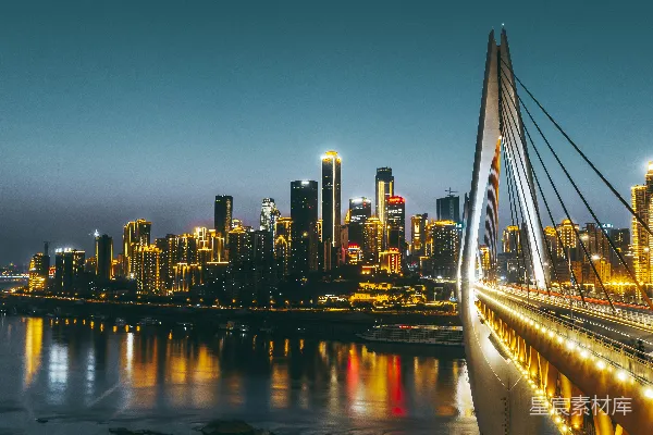 高清摄影 重庆夜景大桥