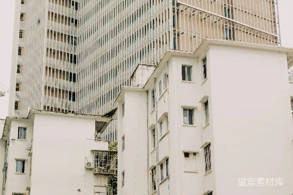 高清摄影 现代都市中的对比建筑