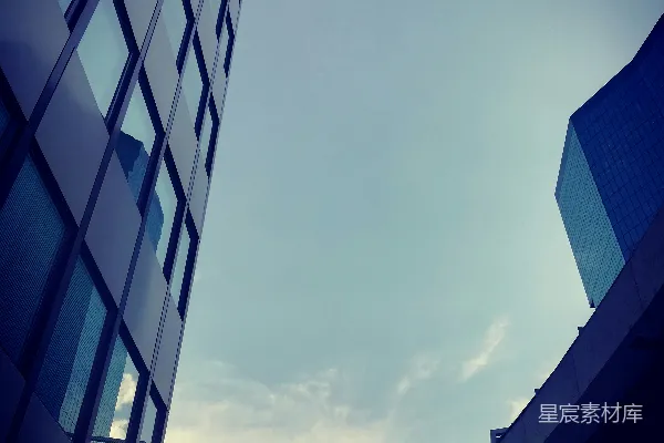 高清摄影 现代城市建筑与天空