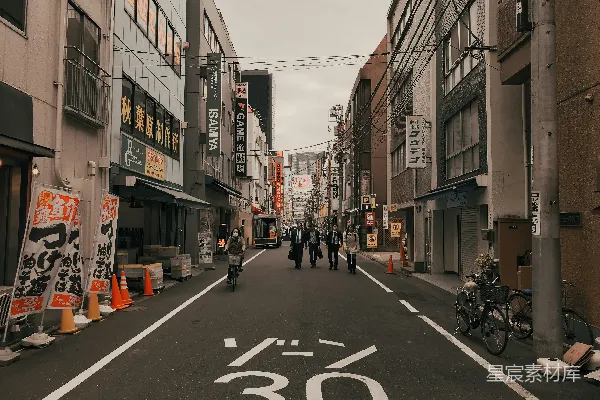 高清摄影 东京秋叶原街道