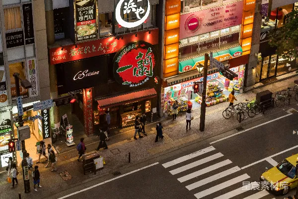 高清摄影 夜幕下的东京街头