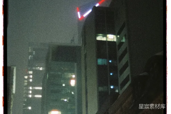 高清摄影 都市夜景霓虹灯