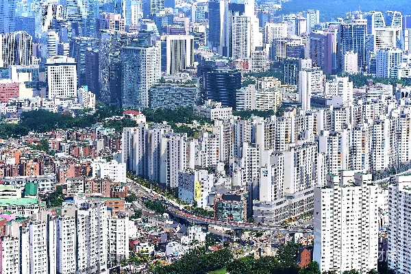 高清摄影 繁华都市的全景俯瞰