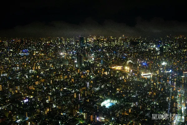 高清摄影 夜幕下的东京