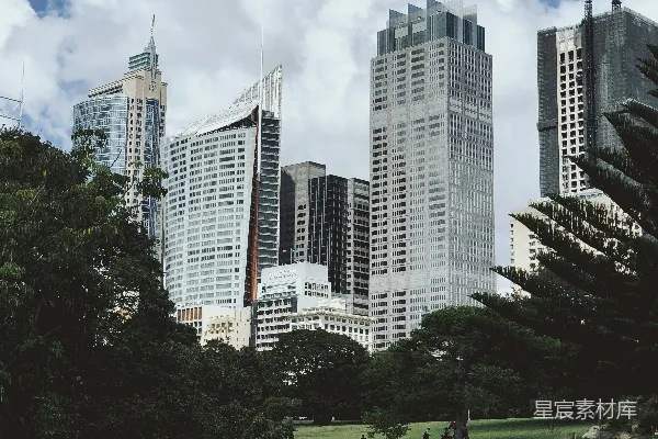 高清摄影 城市与自然的和谐