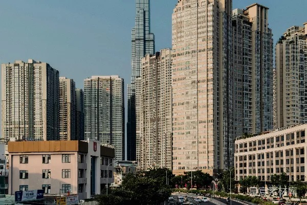 高清摄影 现代都市的繁忙景象