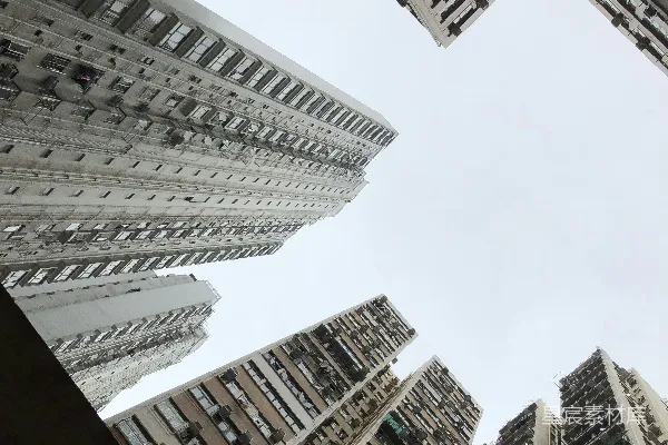 高清摄影 仰视高楼大厦