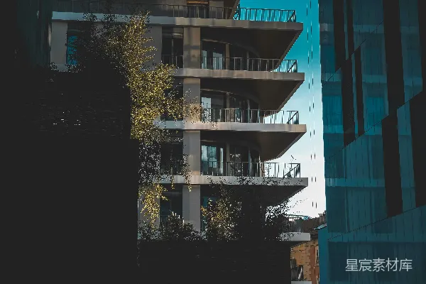 高清摄影 现代建筑中的自然与城市融合