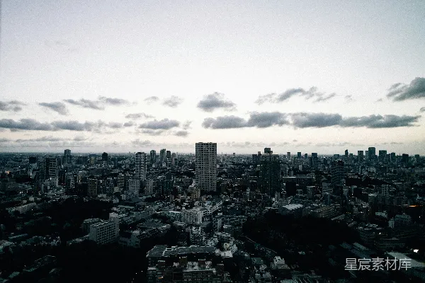 高清摄影 都市黄昏