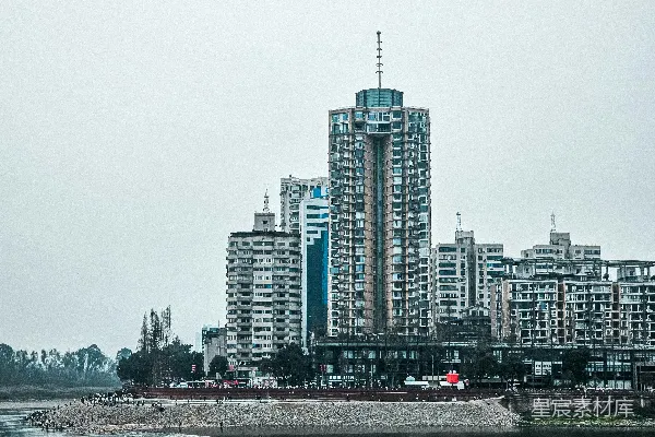 高清摄影 城市的晨曦