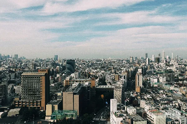 高清摄影 东京城市全景