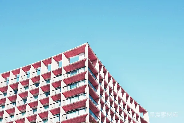高清摄影 现代风格的建筑与蓝天