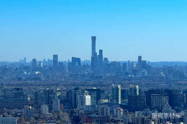 高清摄影 北京CBD全景