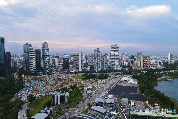 高清摄影 新加坡城市全景