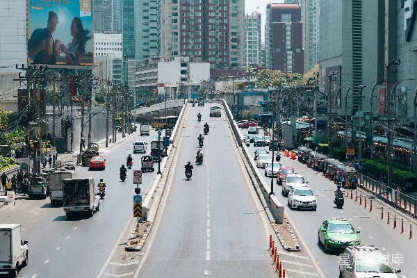 高清摄影 繁忙都市的高架桥