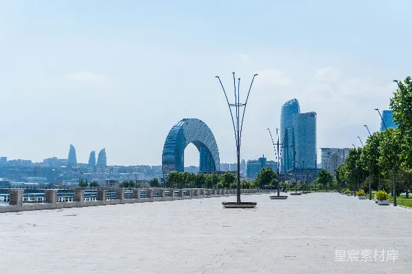 高清摄影 城市天际线与现代建筑