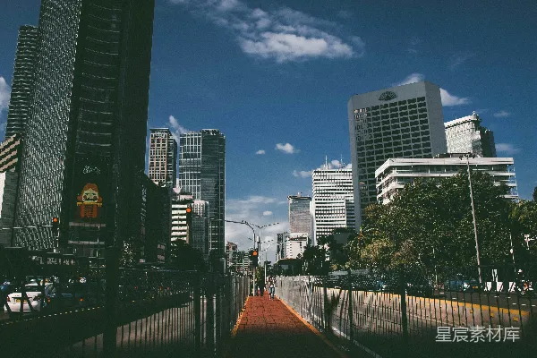 高清摄影 城市中的宁静小路