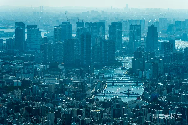 高清摄影 东京都市全景