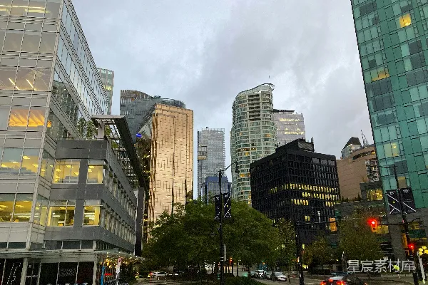 高清摄影 城市黄昏景色