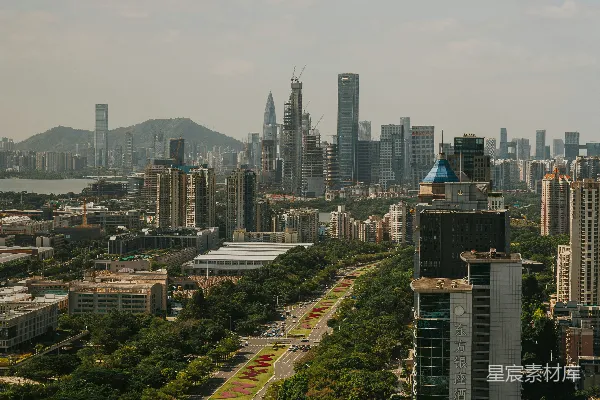 高清摄影 深圳CBD俯瞰图