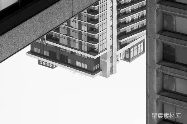 高清摄影 倒影中的建筑