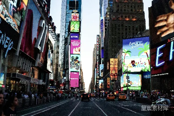 高清摄影 纽约时代广场夜景