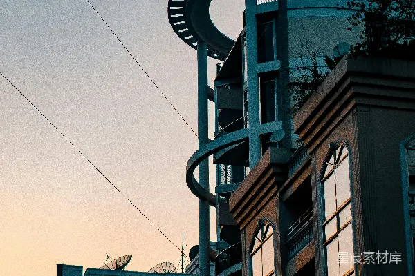 高清摄影 现代建筑的剪影
