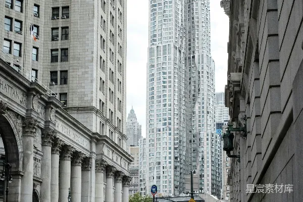 高清摄影 城市天际线与现代建筑