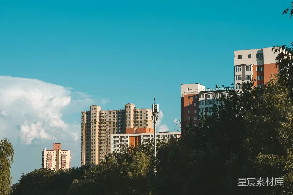 高清摄影 城市与自然的和谐