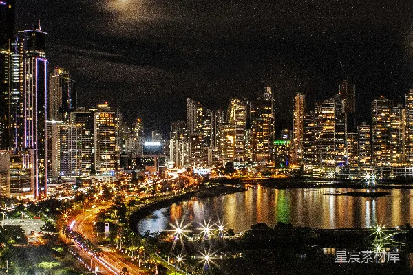 高清摄影 夜色下的城市景观