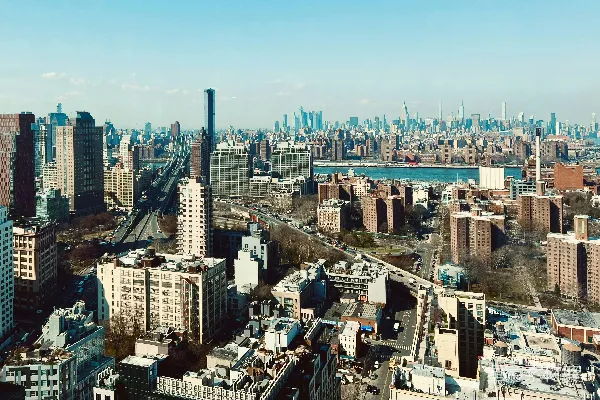 高清摄影 纽约市天际线俯瞰