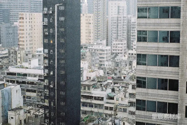高清摄影 城市中的黑色高楼