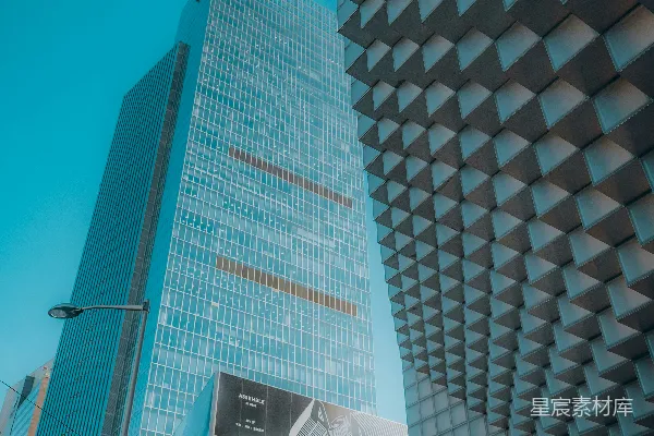 高清摄影 城市天际线与现代建筑