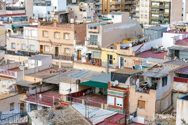 高清摄影 城市屋顶的宁静角落