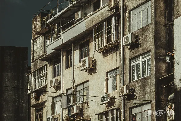 高清摄影 老旧居民楼