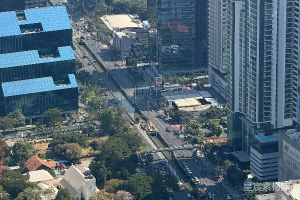 高清摄影 城市全景俯瞰