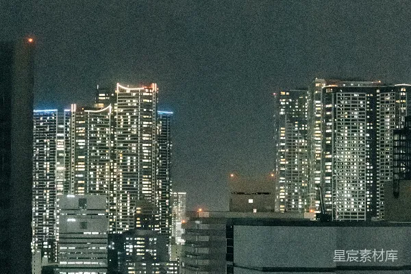 高清摄影 城市夜景中的高楼大厦