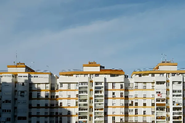 高清摄影 现代公寓建筑群