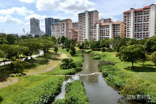 高清摄影 城市中的自然与建筑