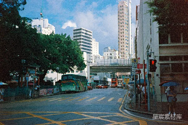 高清摄影 香港街头的城市景观