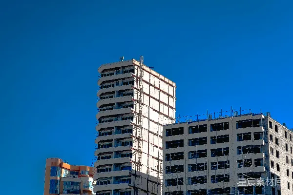 高清摄影 城市的建筑工地